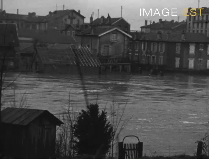 Grandes inondations à Nancy (Les)